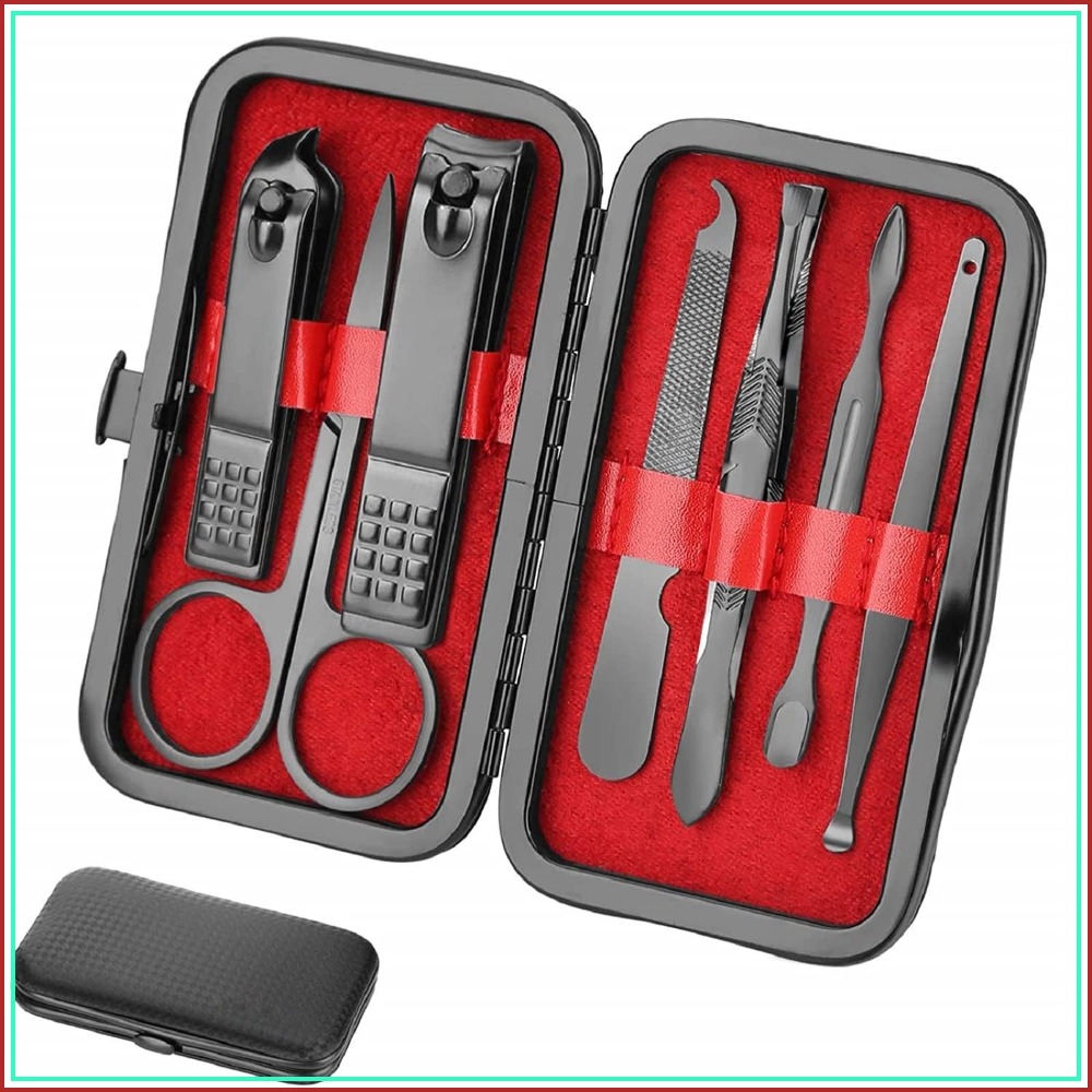 Men'S Grooming Fingernails - Manicure Set for Men Women, 7Pcs