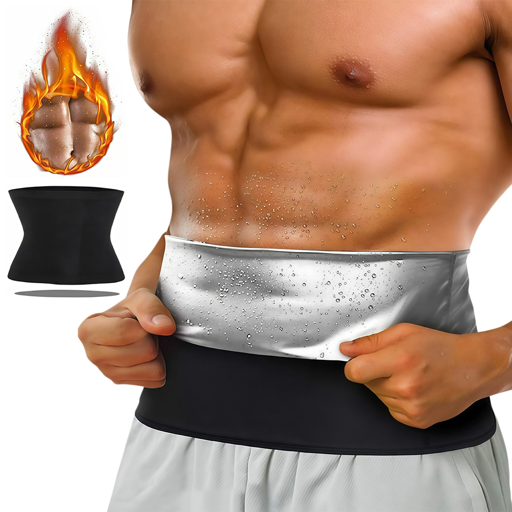 Men'S Beard Grooming - 1Pcs Waist Cincher Sauna Sweat Belt