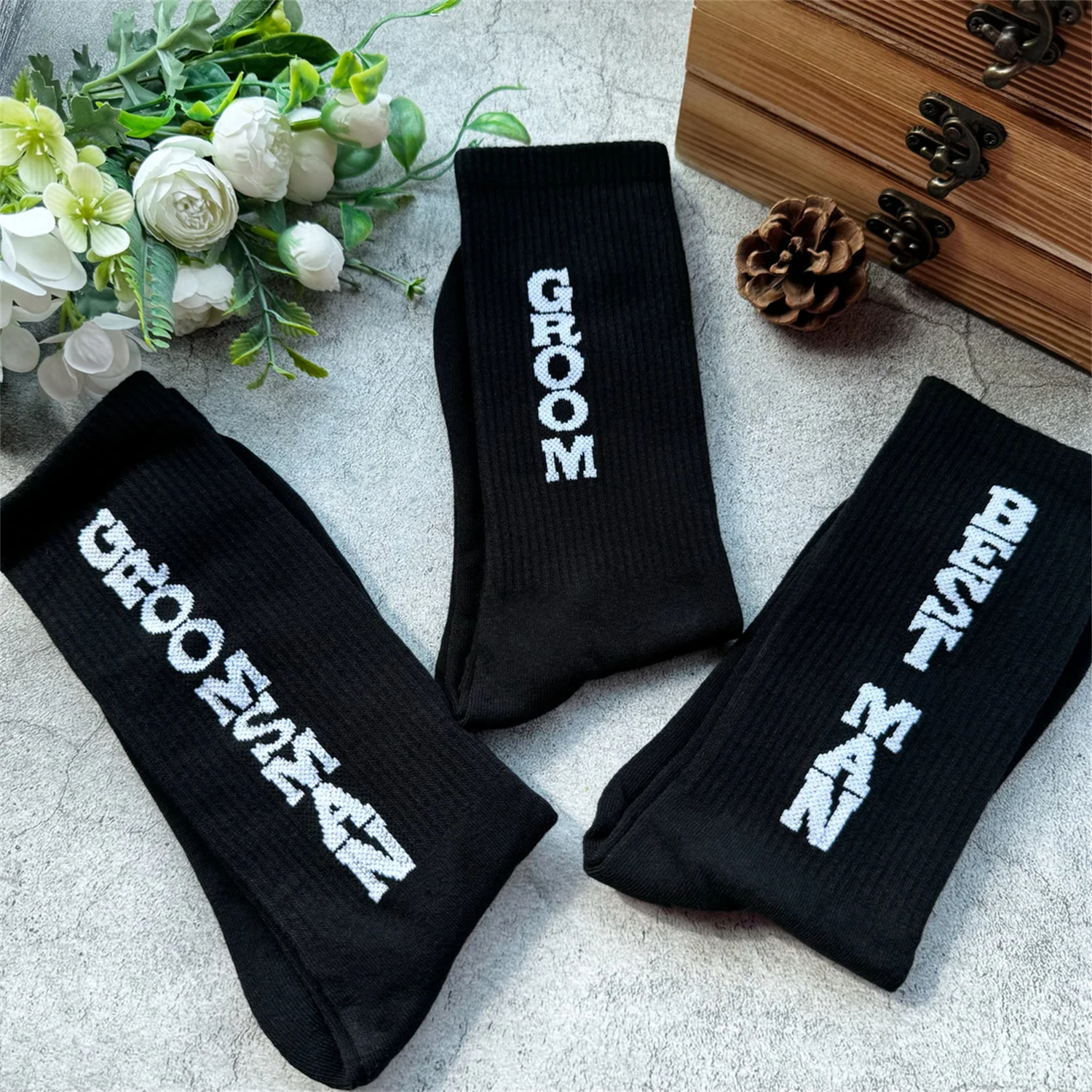 Groomsman Gift Socks, Wedding  - Men'S Grooming For Engagement ulasan dan harga