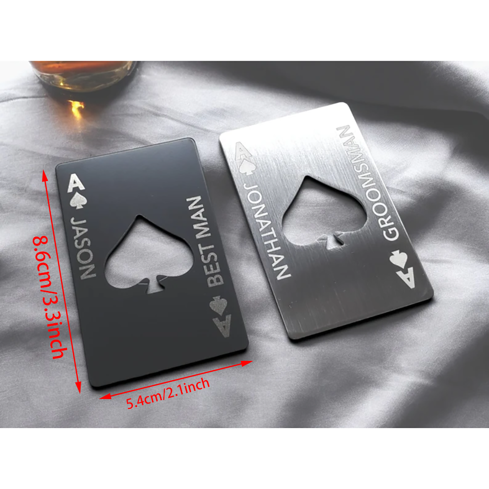 Custom Ace of Spades Groomsmen - Men'S Grooming For Engagement ulasan dan harga