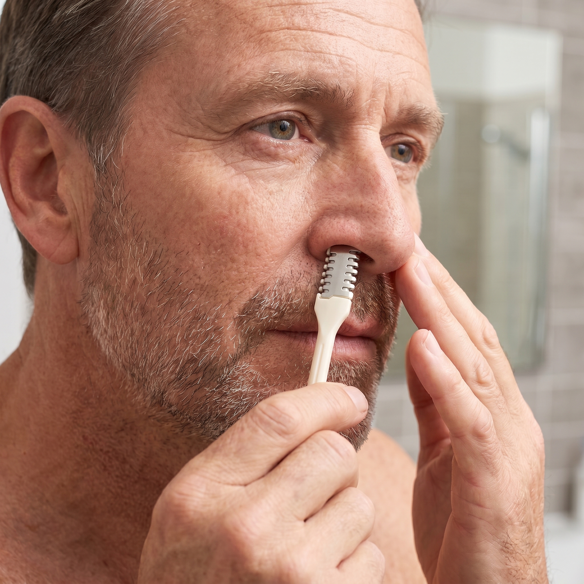 5/20/50Pcs 2-in-1 Nasal Cutter - Men'S Beard Grooming ulasan dan harga