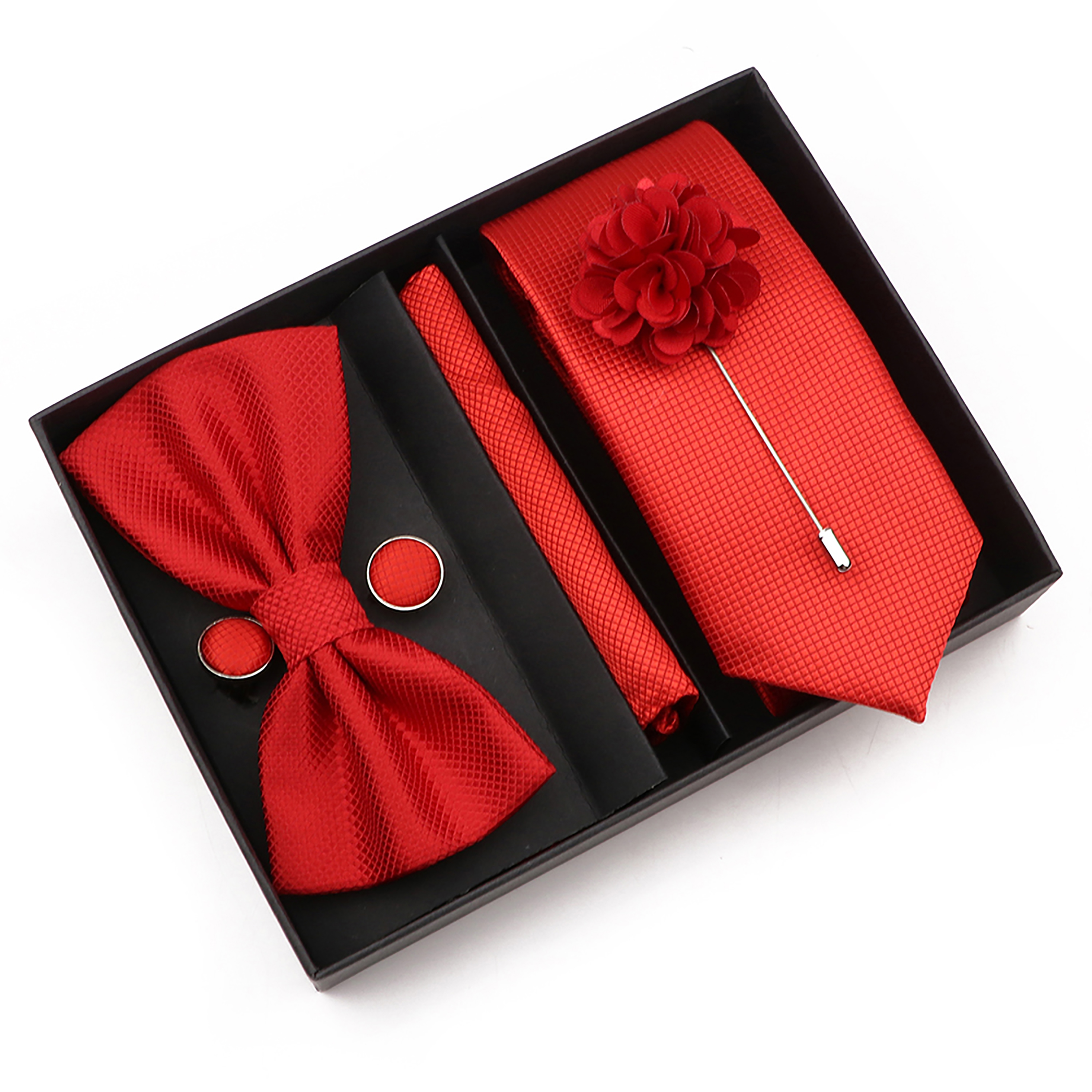 New Style Tie Set Solid Color  - Mens Grooming Box ulasan dan harga