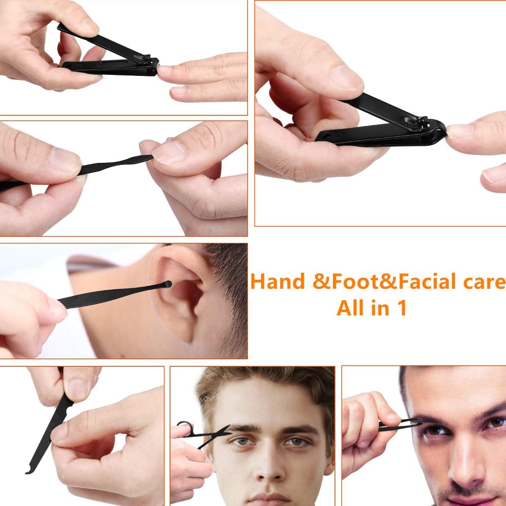 Manicure Set for Men Women, 7P - Men'S Grooming Fingernails ulasan dan harga