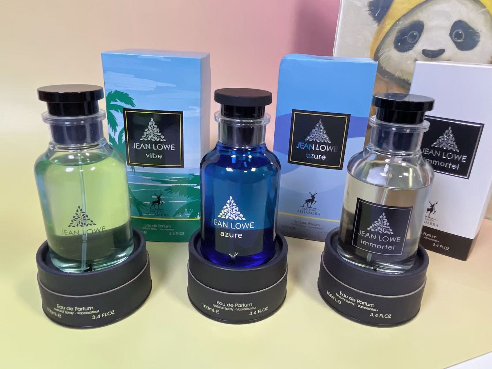 Jean Lowe Azure Immortel Perfu - Cologne Spray Bottle ulasan dan harga