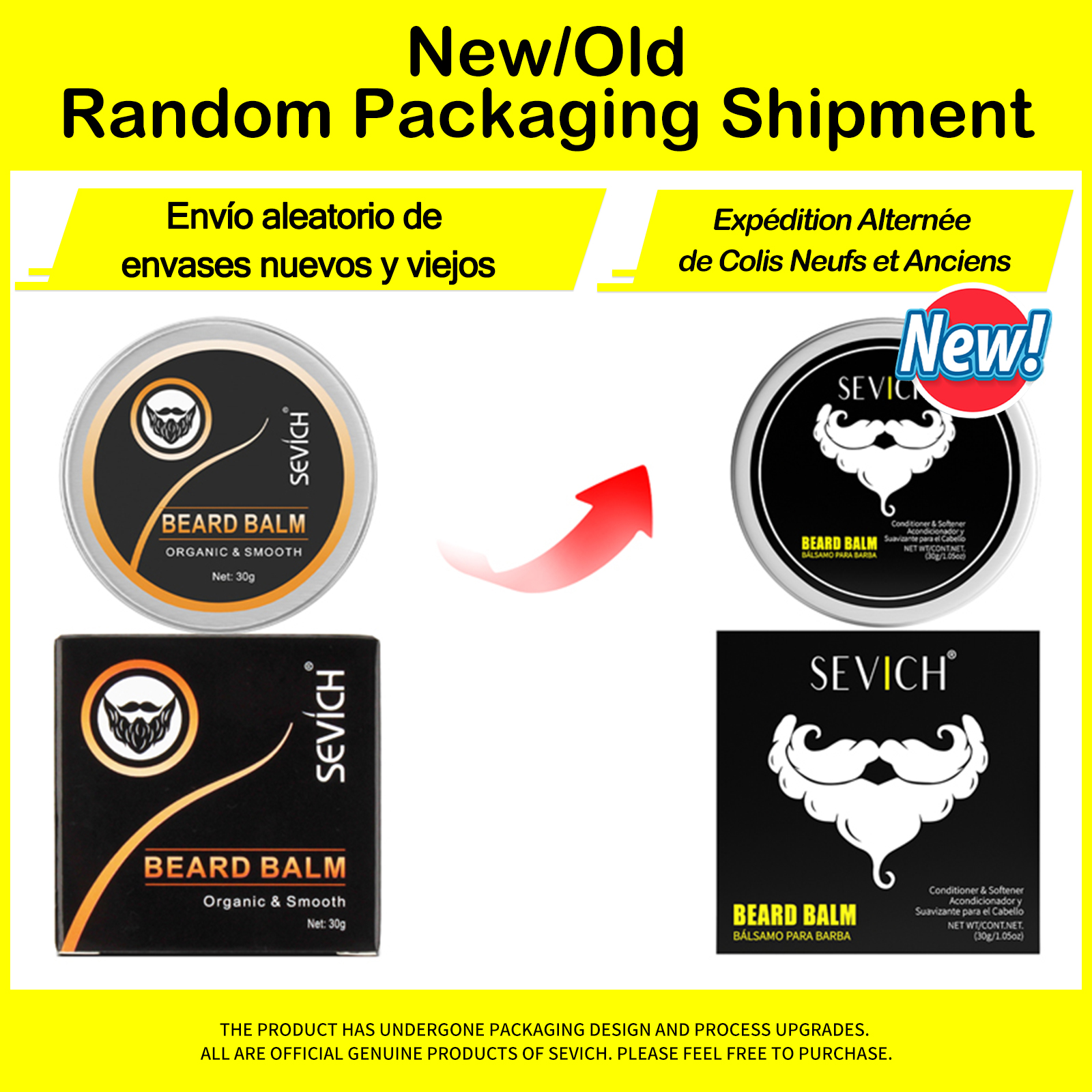 SEVICH Natural Beard Balm Wax  - Beard Oil Growth ulasan dan harga