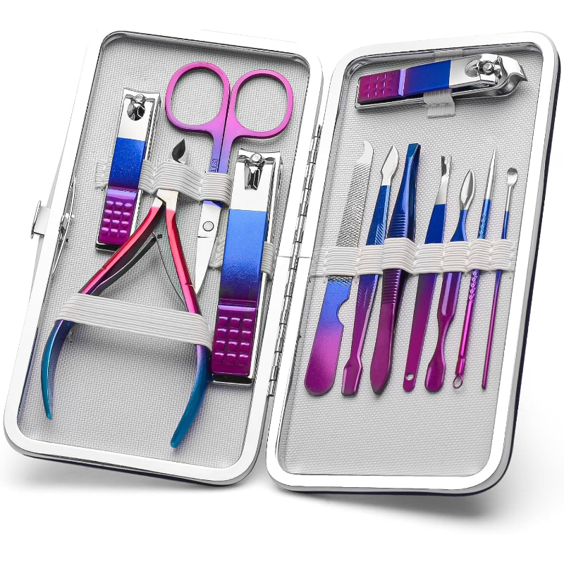 Manicure Set Nail Clippers Ped - Mens Grooming Box ulasan dan harga
