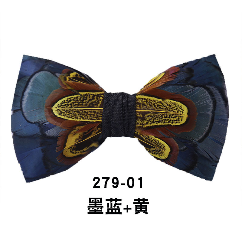 Men Bow Tie Feather Bowtie  Br - Mens Grooming Box ulasan dan harga