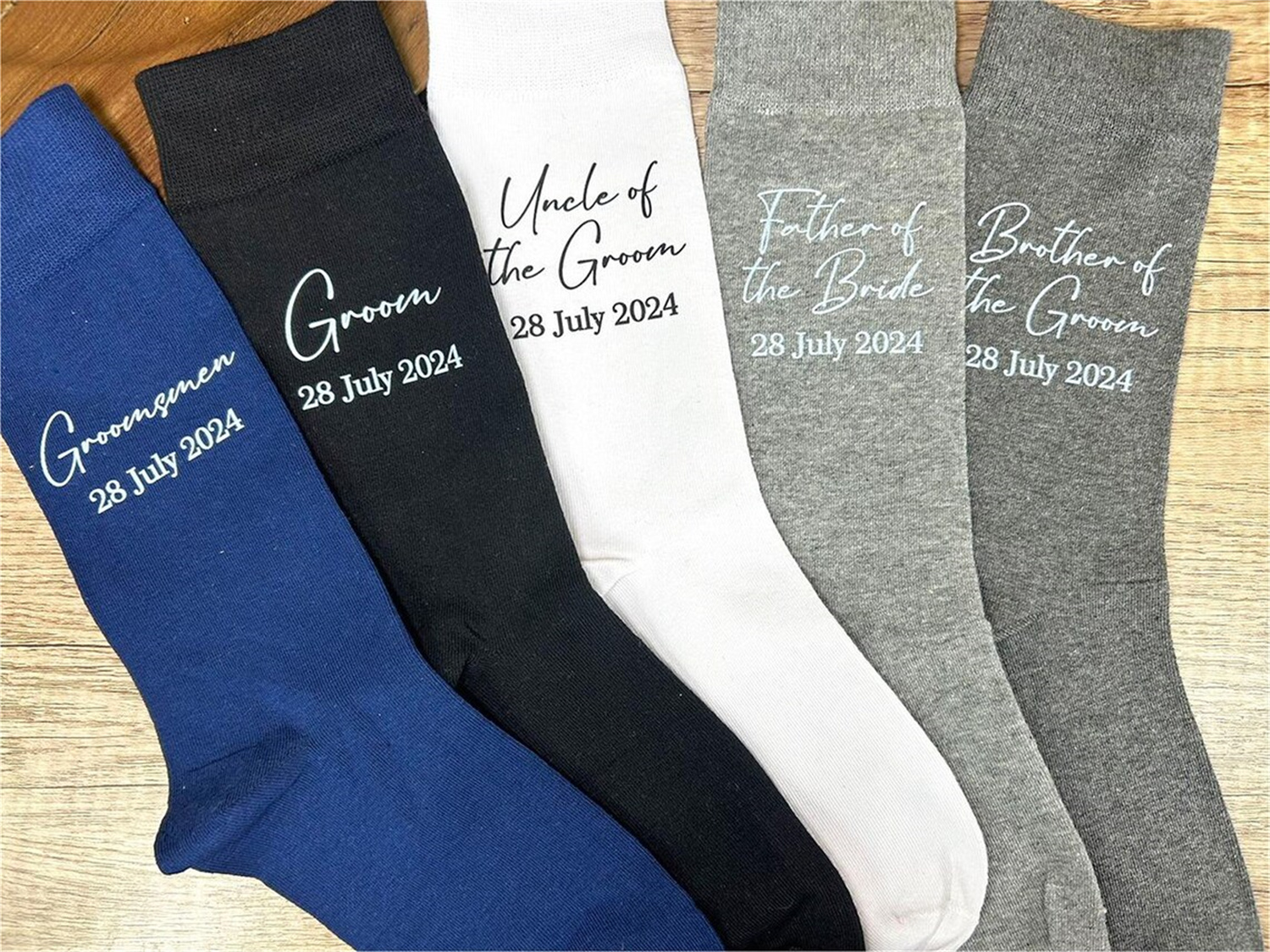Groomsmen Socks for Wedding, D - Men'S Grooming For Engagement ulasan dan harga