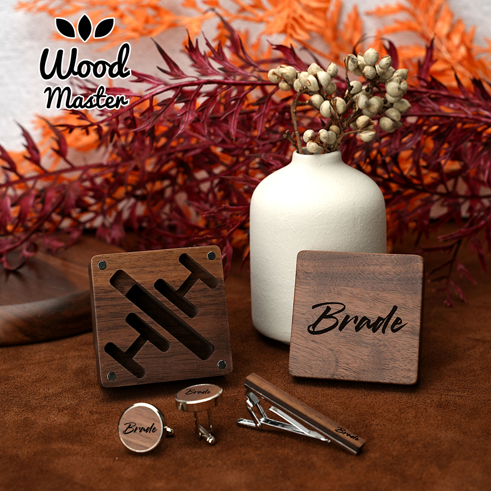 Custom Engraved Wooden Groom A - Mens Grooming Box ulasan dan harga