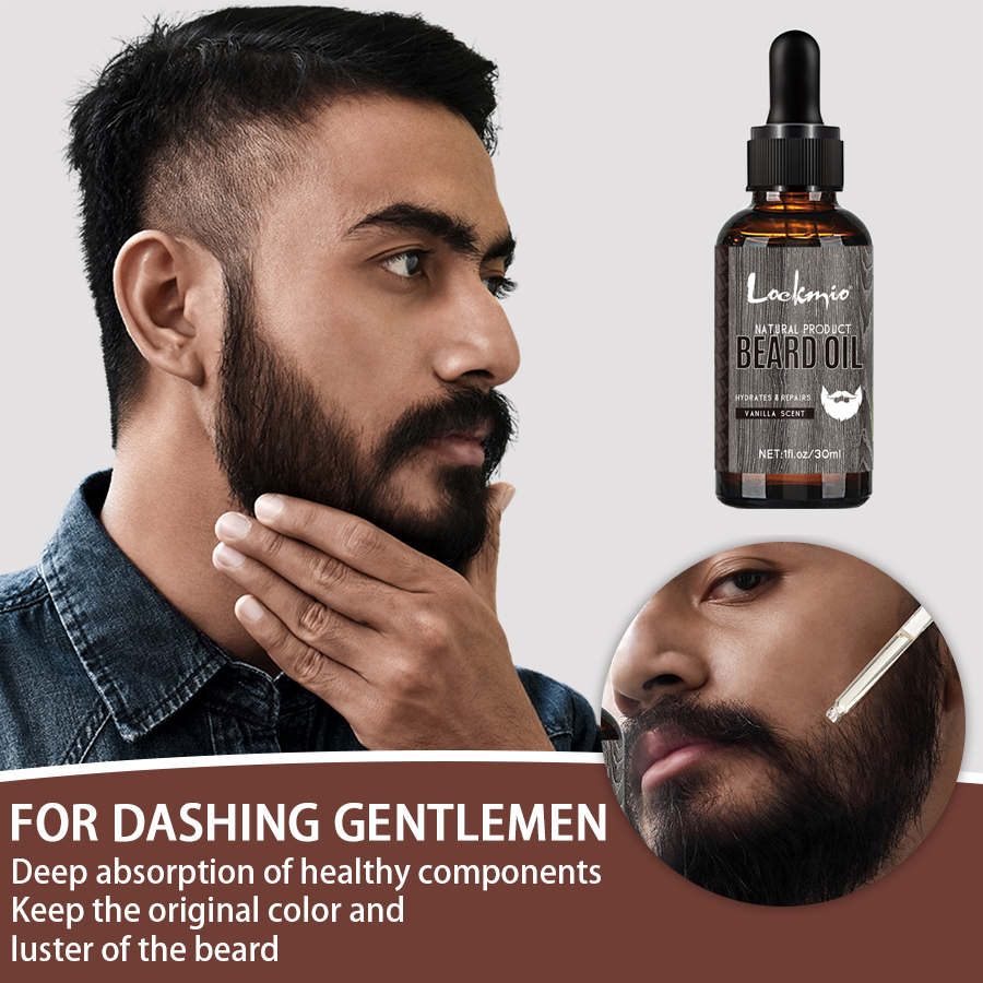 LOCKMIO 2pcs Natural Vanilla S - Beard Oil Growth ulasan dan harga