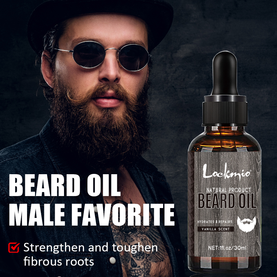 LOCKMIO 2pcs Natural Vanilla S - Beard Oil Growth ulasan dan harga