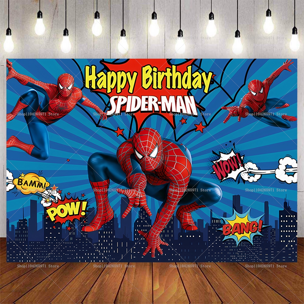 Cool Spider-Man Birthday Backd - Men'S Grooming For Engagement ulasan dan harga