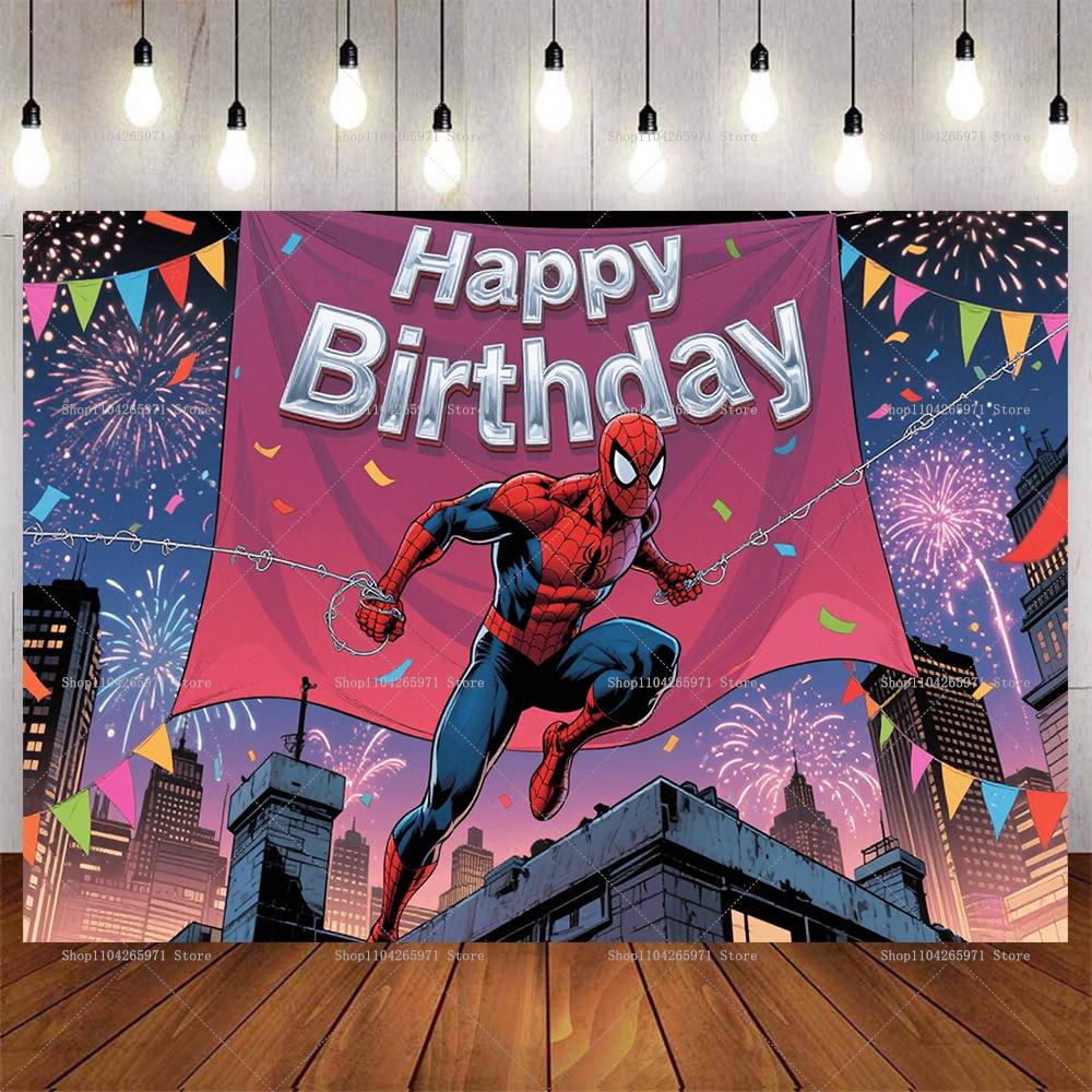 Cool Spider-Man Birthday Backd - Men'S Grooming For Engagement ulasan dan harga
