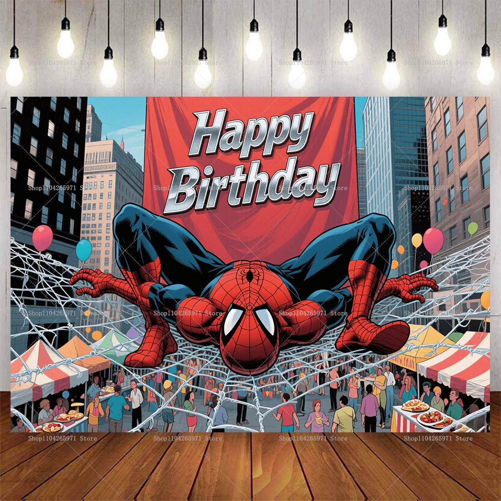 Cool Spider-Man Birthday Backd - Men'S Grooming For Engagement ulasan dan harga