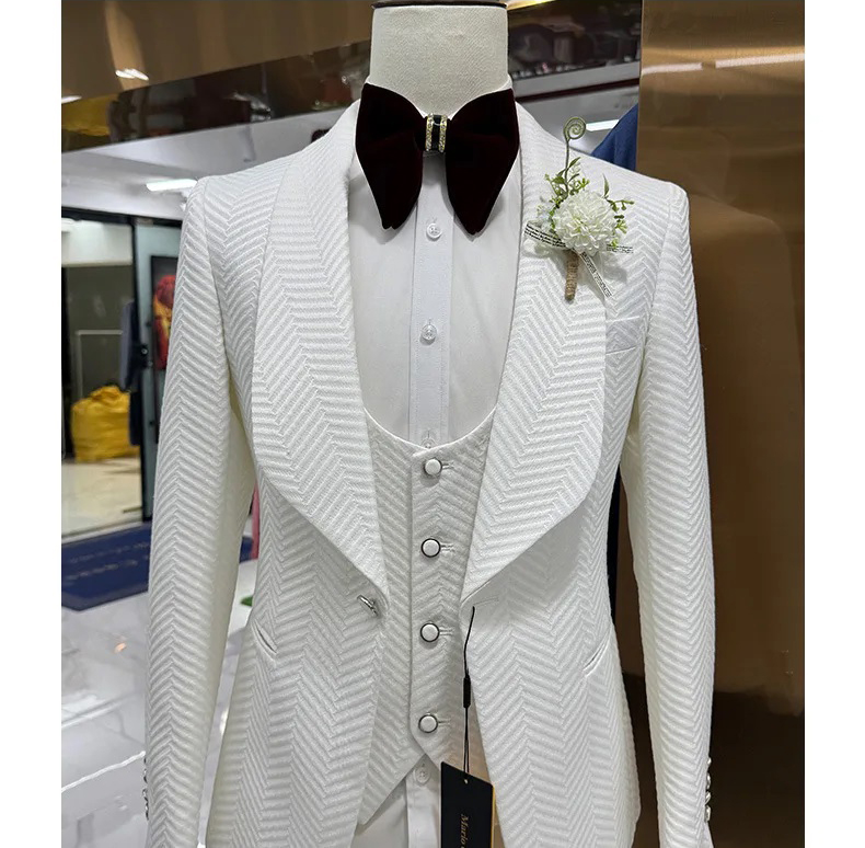 Men's Suits 3 Pieces Cotton He - Men'S Grooming For Engagement ulasan dan harga