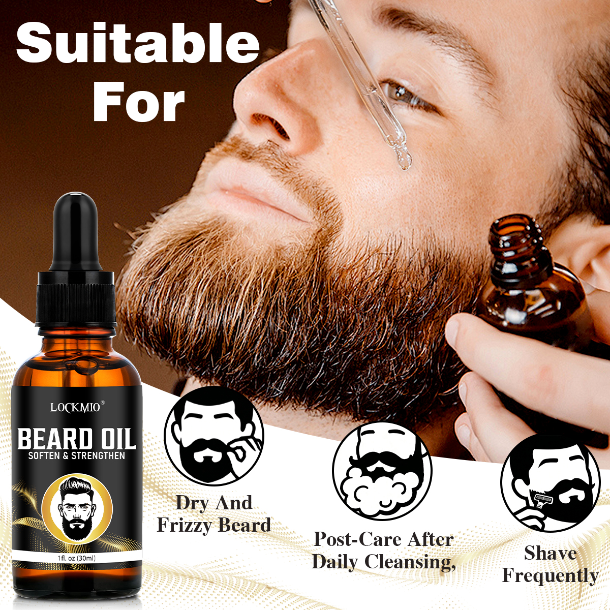 Valentine's Day Men's Beard Ca - Beard Oil Growth ulasan dan harga